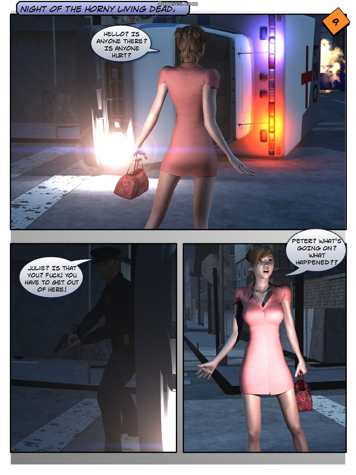 Xtreme3D Comics - Night of the Horny Living Dead - Page 9