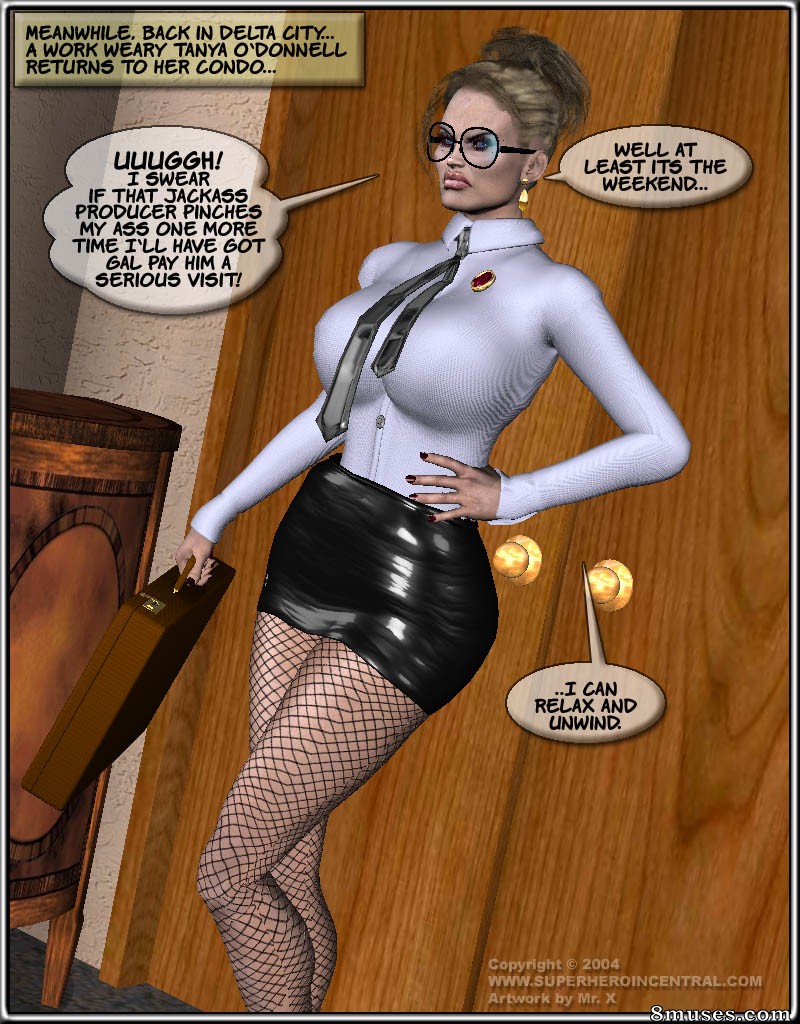Superheroine Central Comics - Got Gal vs Os peixes-homens das profundezas - Página 48