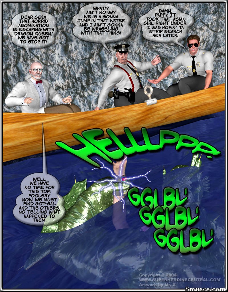 Superheroine Central Comics - Got Gal contre les hommes-poissons des profondeurs - Page 215