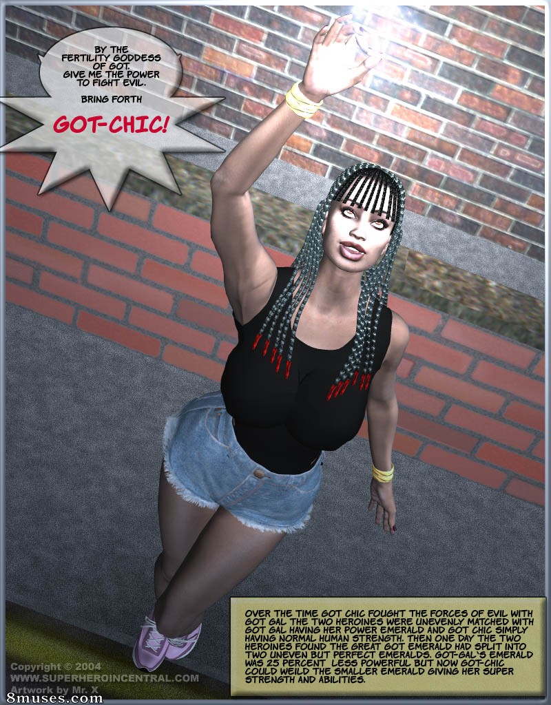 Superheroine Central Comics - Chica Got vs Los hombres pez del abismo - Página 14