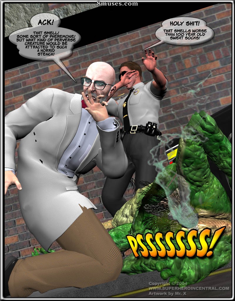 Superheroine Central Comics - Got Gal vs Os peixes-homens das profundezas - Página 5