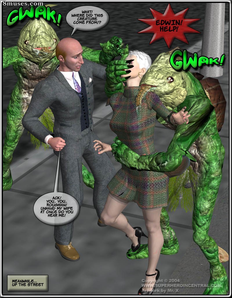 Superheroine Central Comics - Got Gal contre les hommes-poissons des profondeurs - Page 11