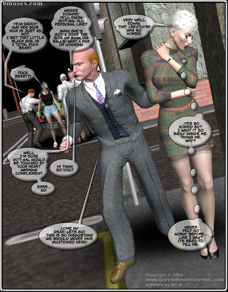 Superheroine Central Comics - Got Gal contre les hommes-poissons des profondeurs - Page 9