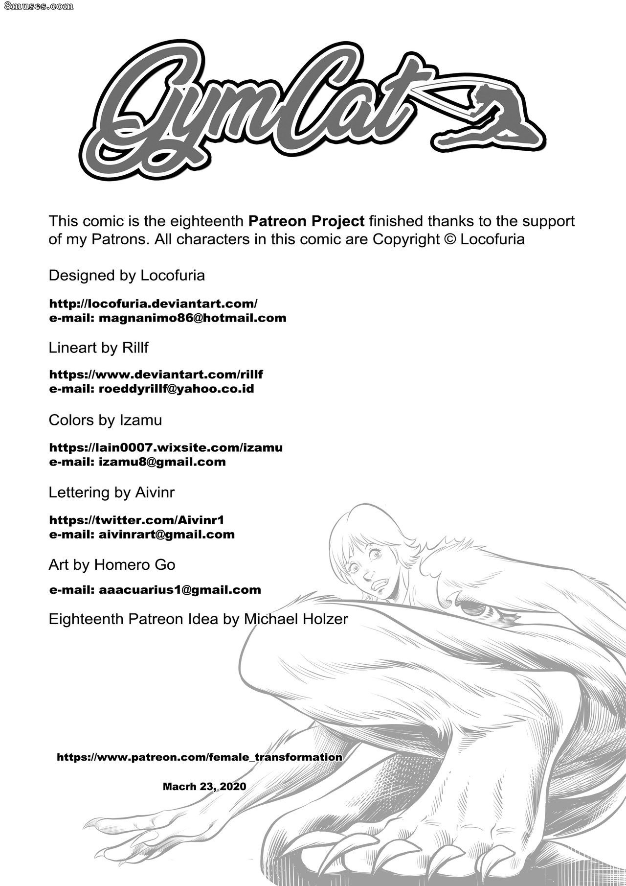 Locofuria Comics - Gymcat - Page 3