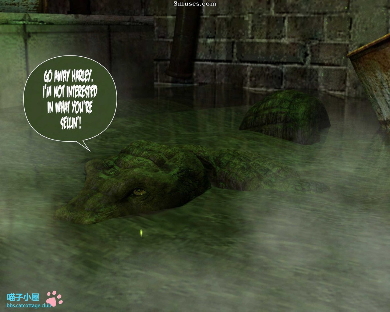 RedRobot3D - Monster Match - Croc in the Sewer - Page 34