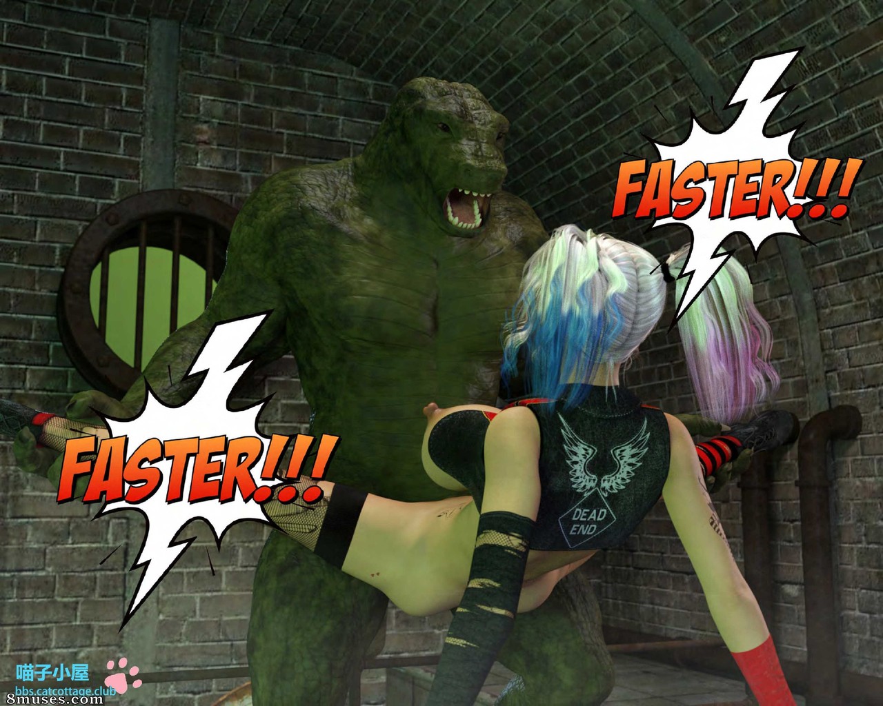 RedRobot3D - Monster Match - Croc in the Sewer - Page 56