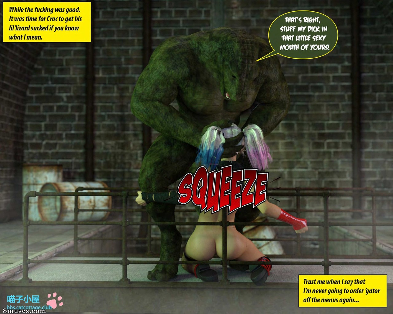 RedRobot3D - Monster Match - Croc in the Sewer - Page 53