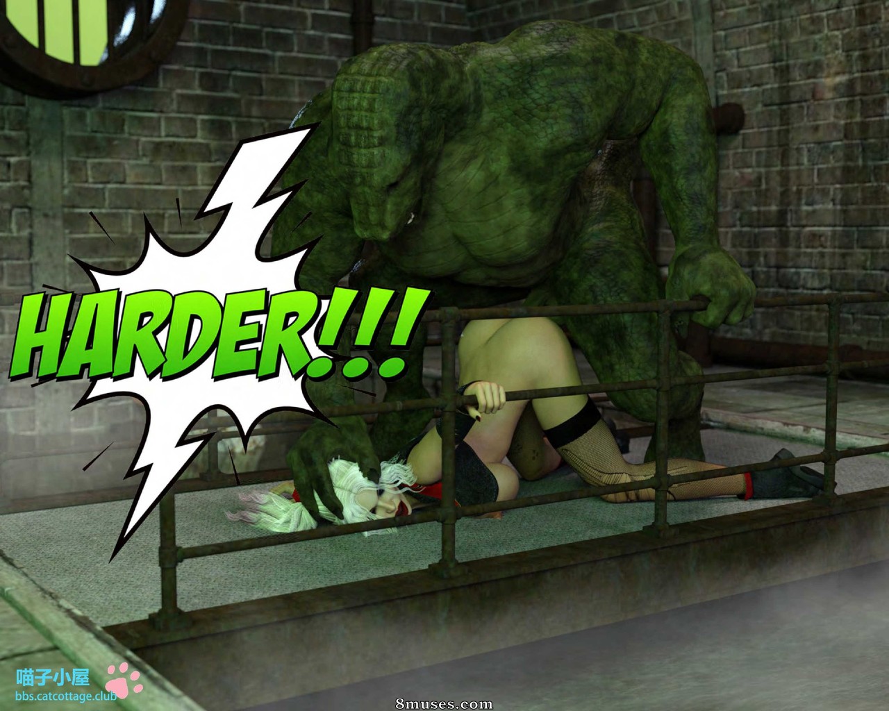 RedRobot3D - Monster Match - Croc in the Sewer - Page 51