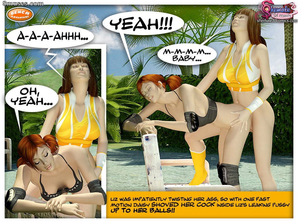 Shemale3DComics.com Collection - Aventure sur un banc - Page 18