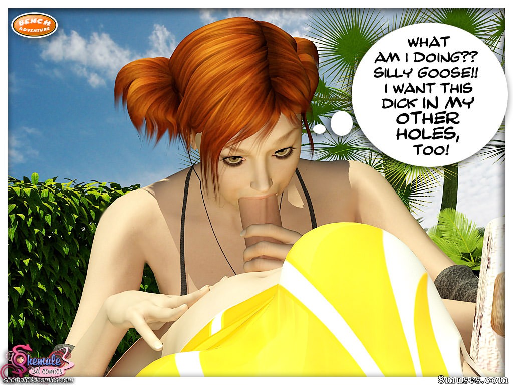 Shemale3DComics.com Collection - Aventure sur un banc - Page 16