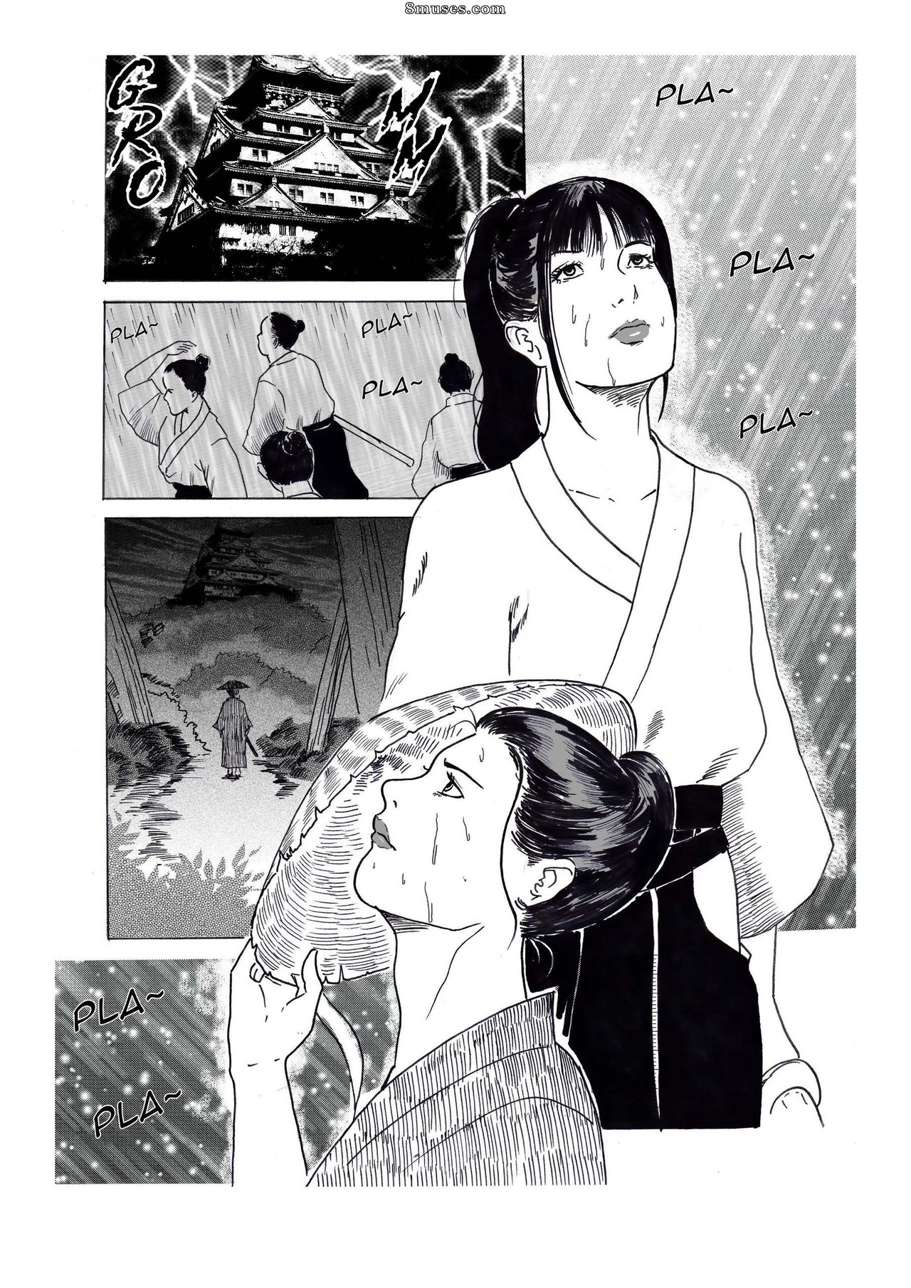 Saori Comics - Quando a chuva noturna veio chamando - Página 6