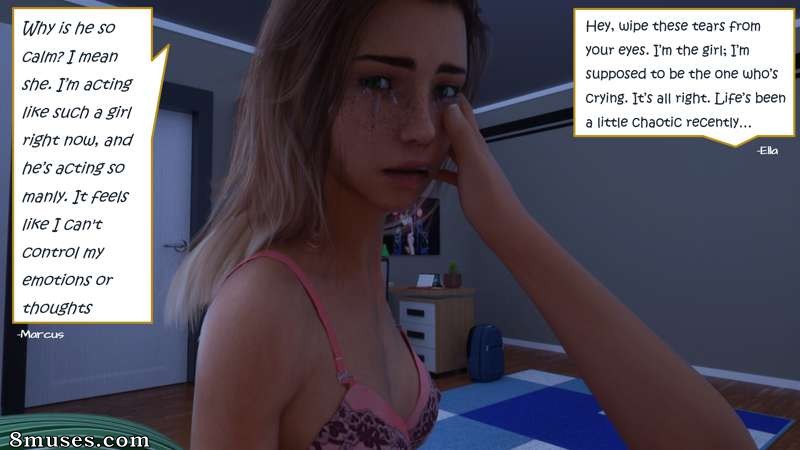LovelyTGCaptions - Swapped with Sister - Page 45