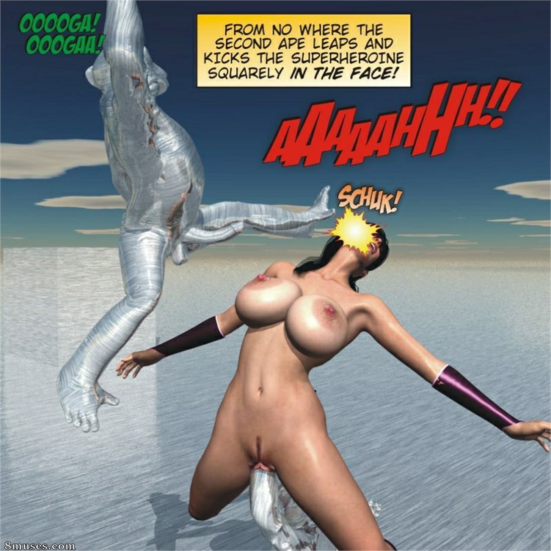 Captured-Heroines Comics - Nova dimensão horrível - Página 48