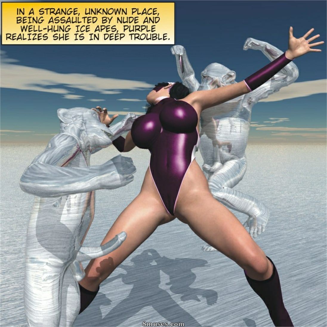 Captured-Heroines Comics - Nova dimensão horrível - Página 12