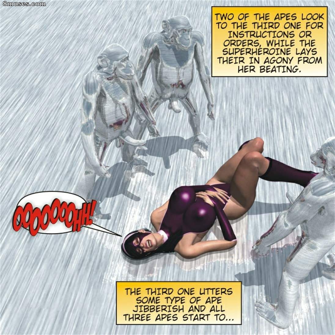 Captured-Heroines Comics - Nova dimensão horrível - Página 15