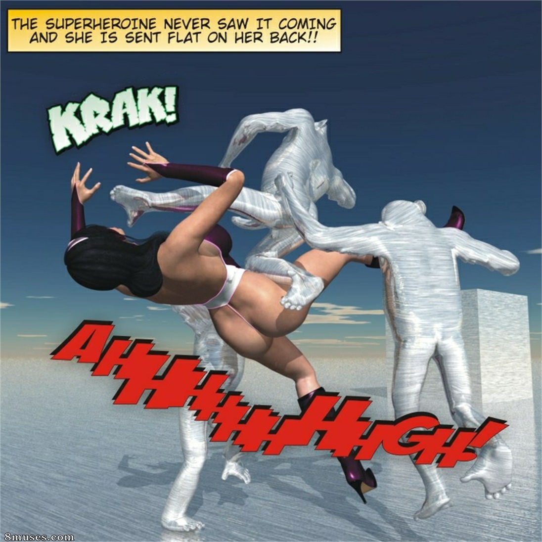 Captured-Heroines Comics - Nova dimensão horrível - Página 14