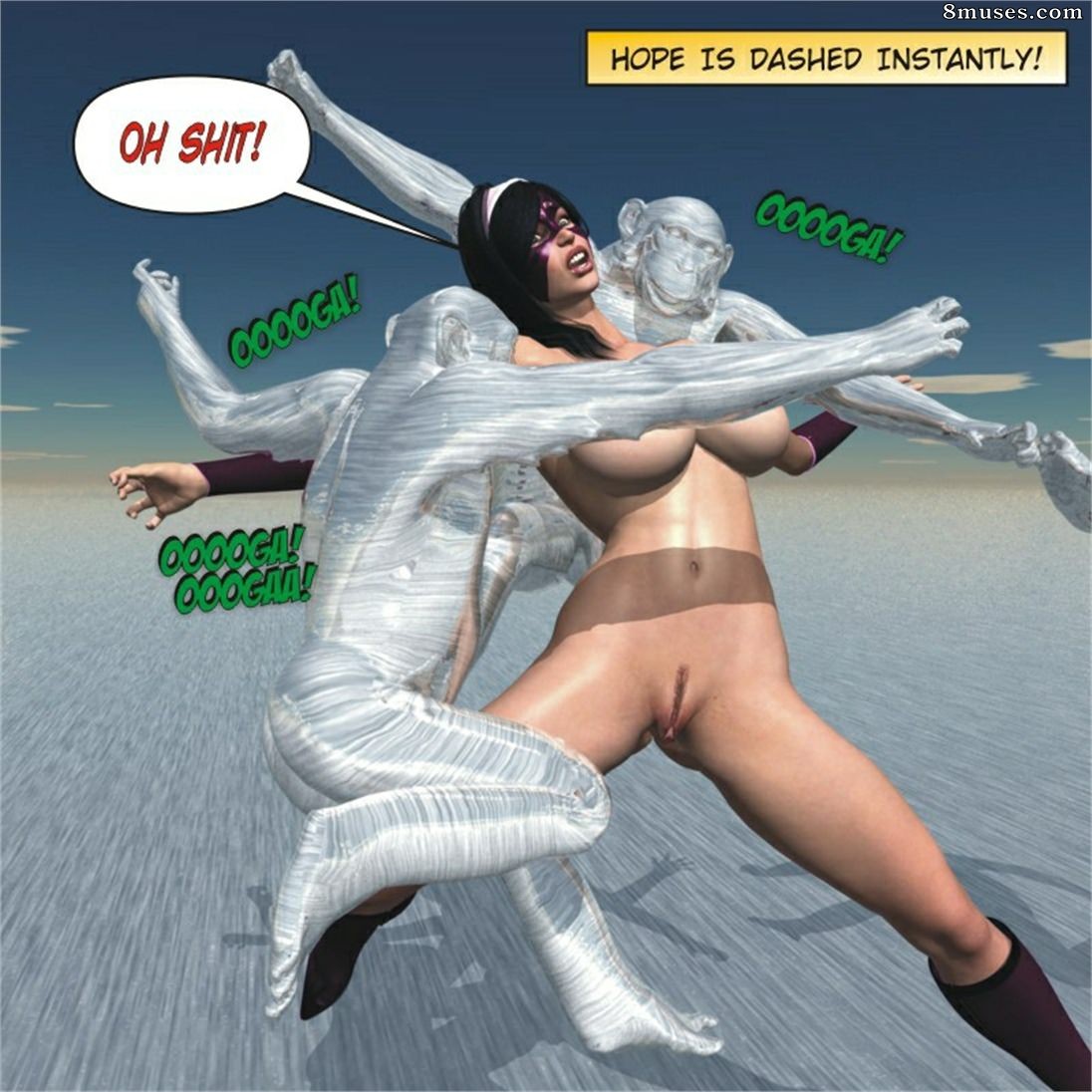 Captured-Heroines Comics - Nueva dimensión horrible - Página 20