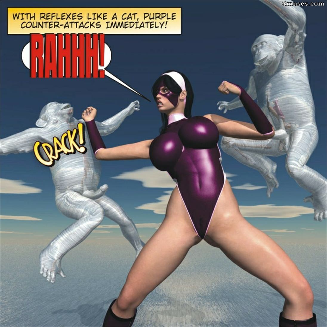 Captured-Heroines Comics - Nueva dimensión horrible - Página 10