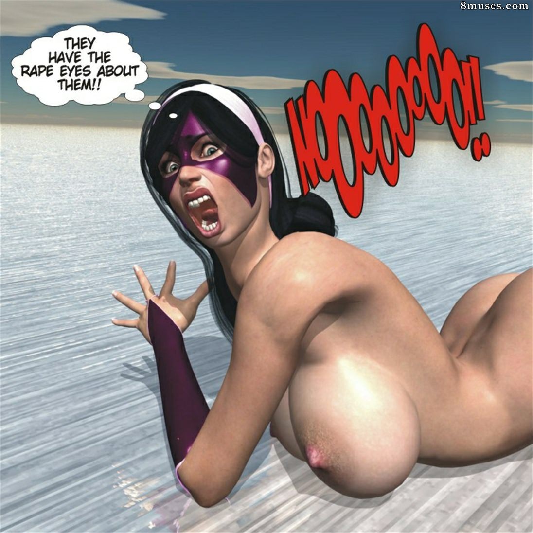 Captured-Heroines Comics - Nova dimensão horrível - Página 23