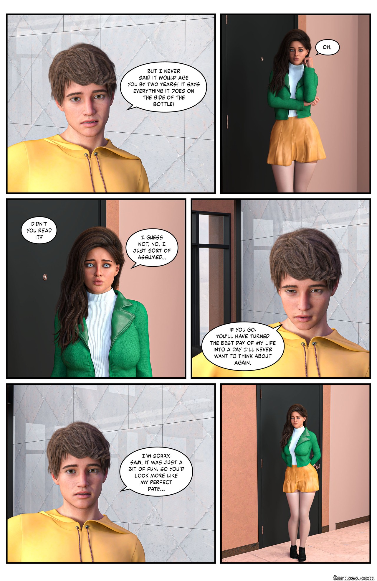 Page 42 | TG-Comics/Tom-Reynolds/My-Not-So-Perfect-First-Date | 8muses - Sex  Comics