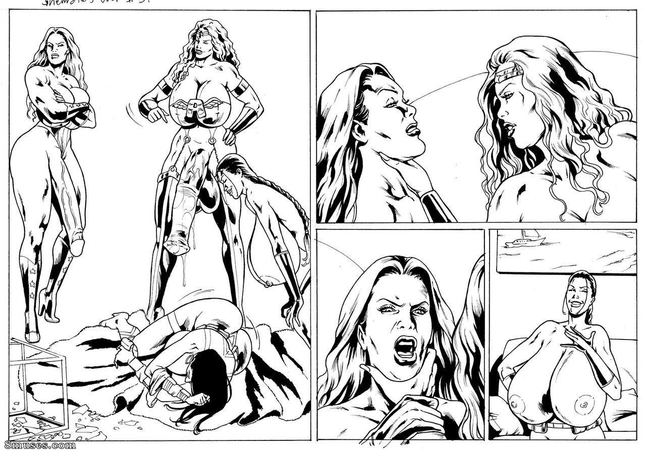 Kyla Blaze - She-Males Wargasm - Sketches - Page 34