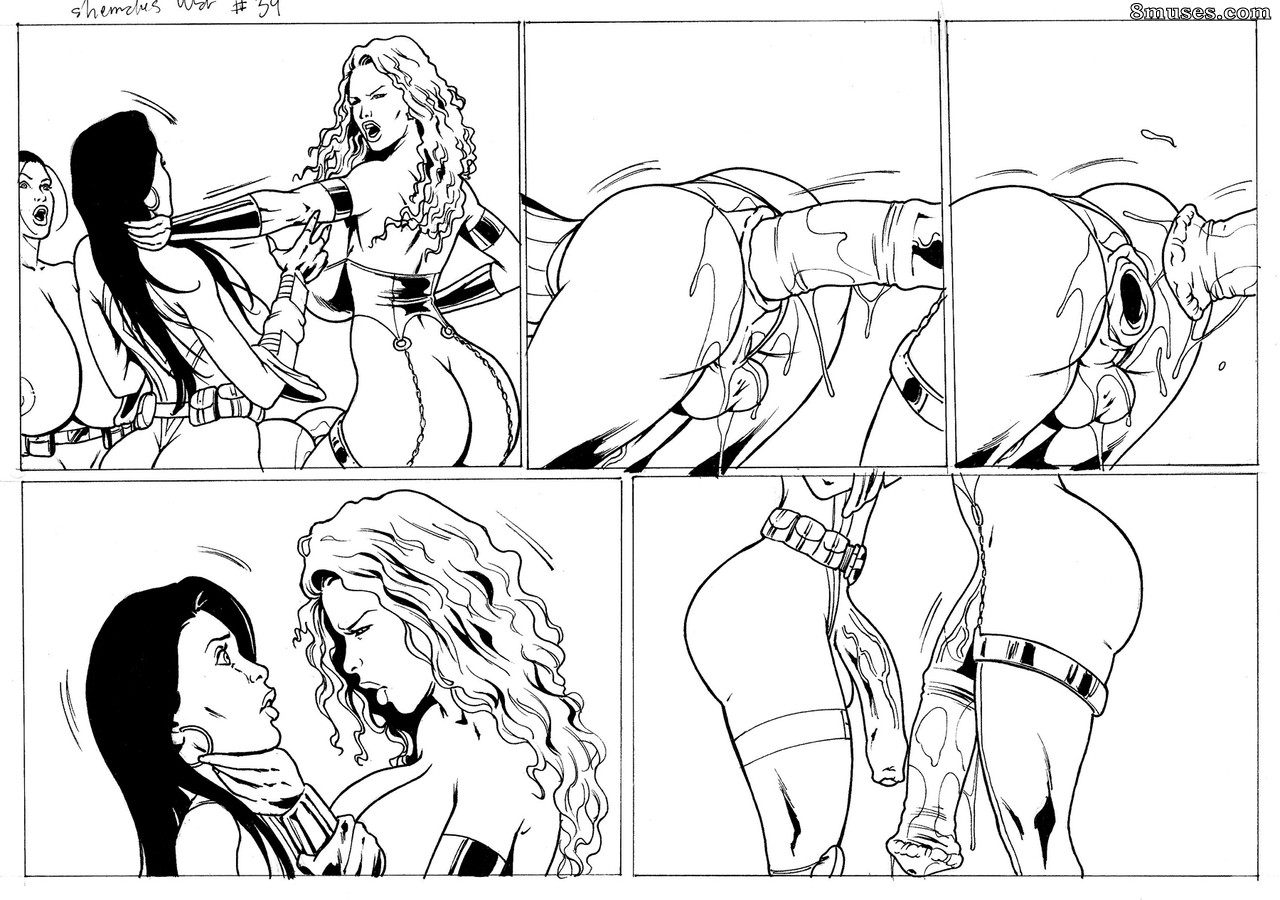 Kyla Blaze - She-Males Wargasm - Sketches - Page 22