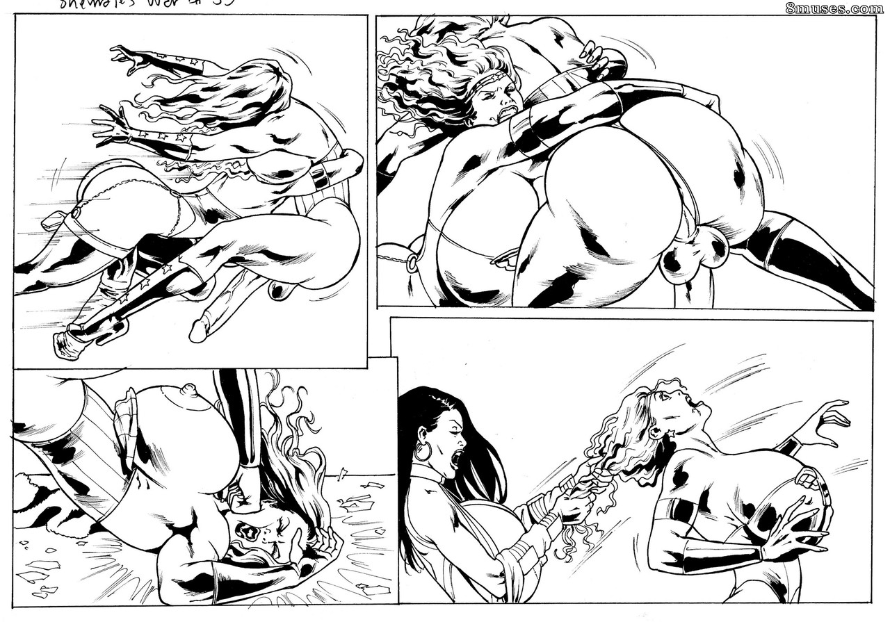 Kyla Blaze - She-Males Wargasm - Sketches - Page 36