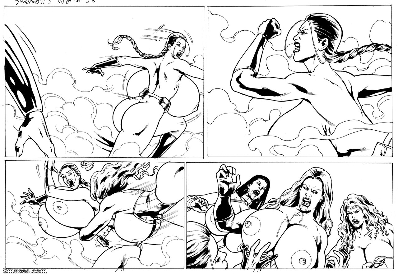 Kyla Blaze - She-Males Wargasm - Sketches - Page 41