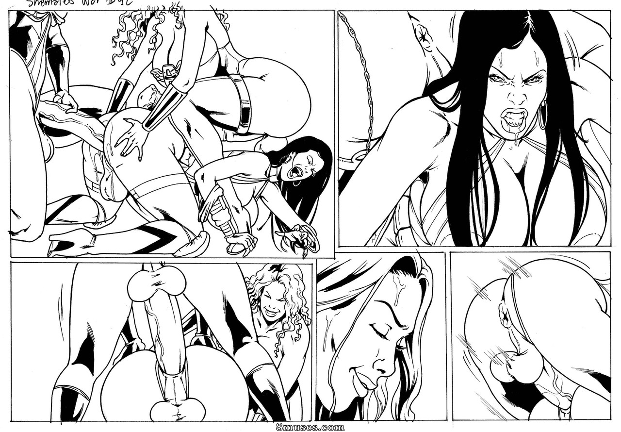 Kyla Blaze - She-Males Wargasm - Sketches - Page 25