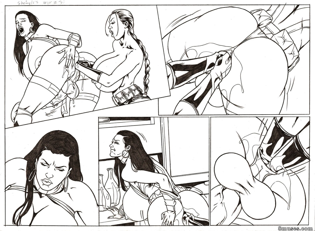 Kyla Blaze - She-Males Wargasm - Sketches - Page 13