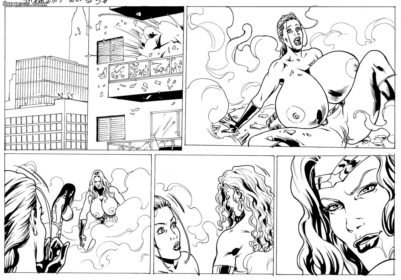 Kyla Blaze - She-Males Wargasm - Sketches - Page 40