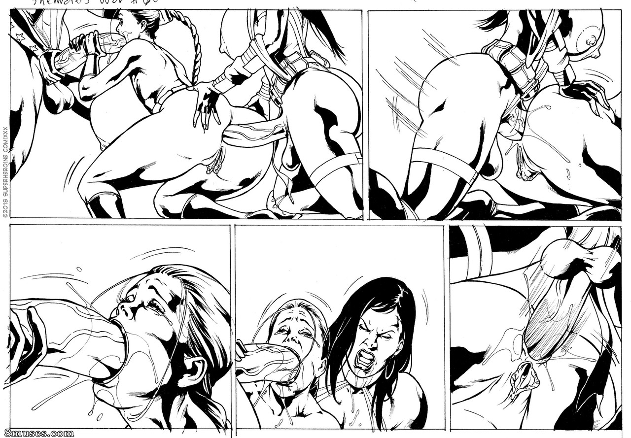 Kyla Blaze - She-Males Wargasm - Sketches - Page 43