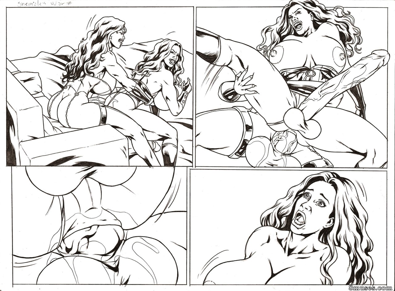 Kyla Blaze - She-Males Wargasm - Sketches - Page 12
