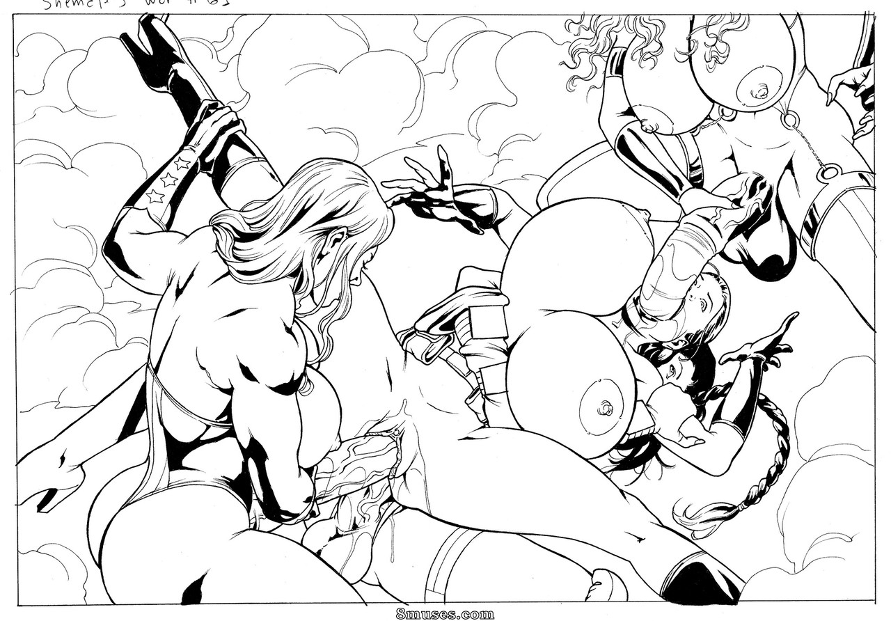 Kyla Blaze - She-Males Wargasm - Sketches - Page 47