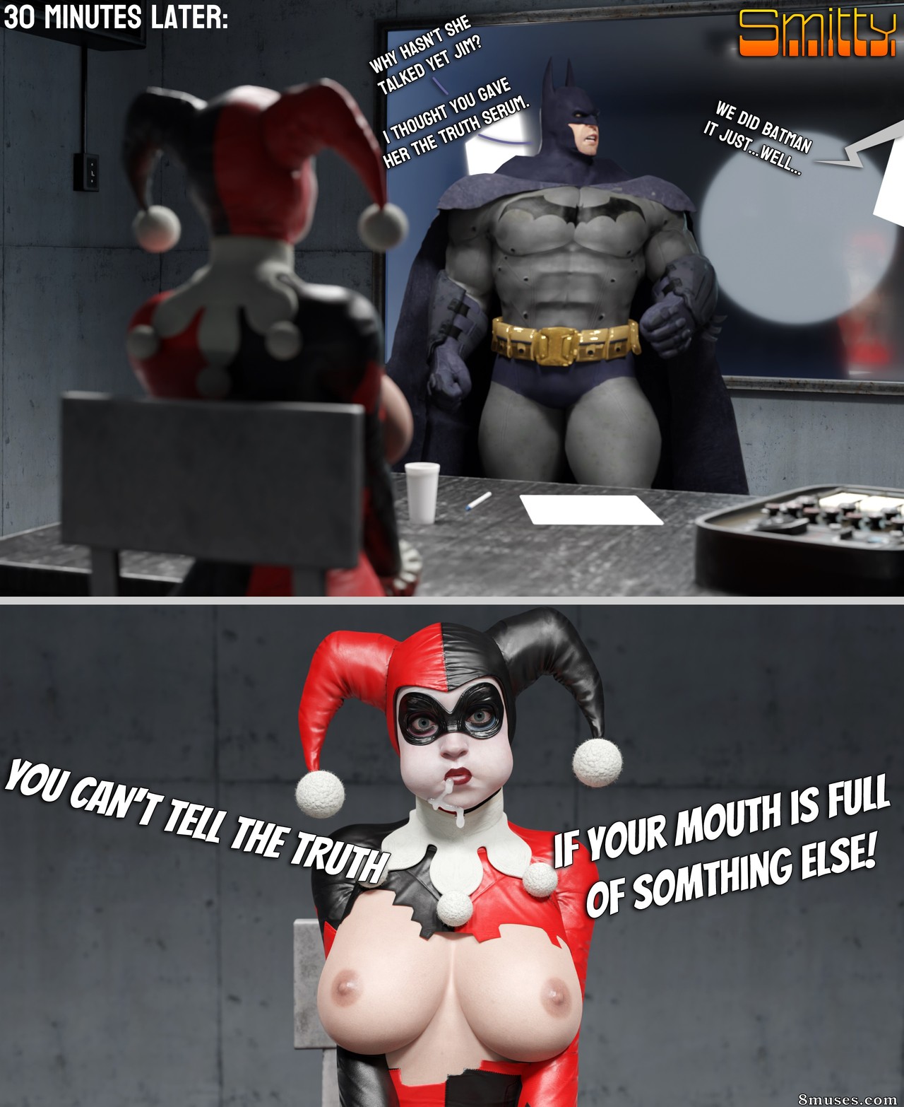 Smitty34 - How Harley learned to stop worrying and love her Bozos (Batman) - Page 7