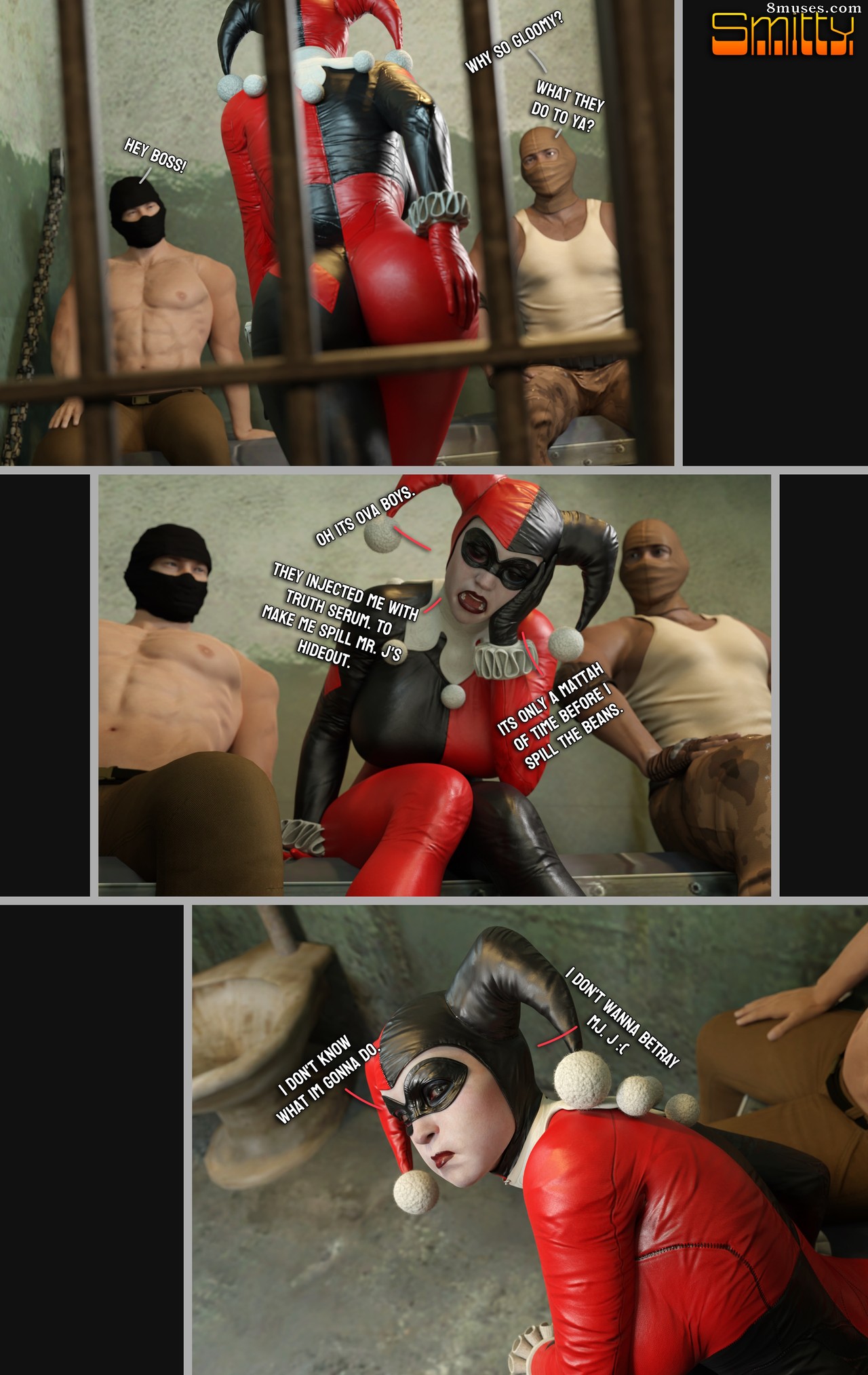 Smitty34 - How Harley learned to stop worrying and love her Bozos (Batman) - Page 1
