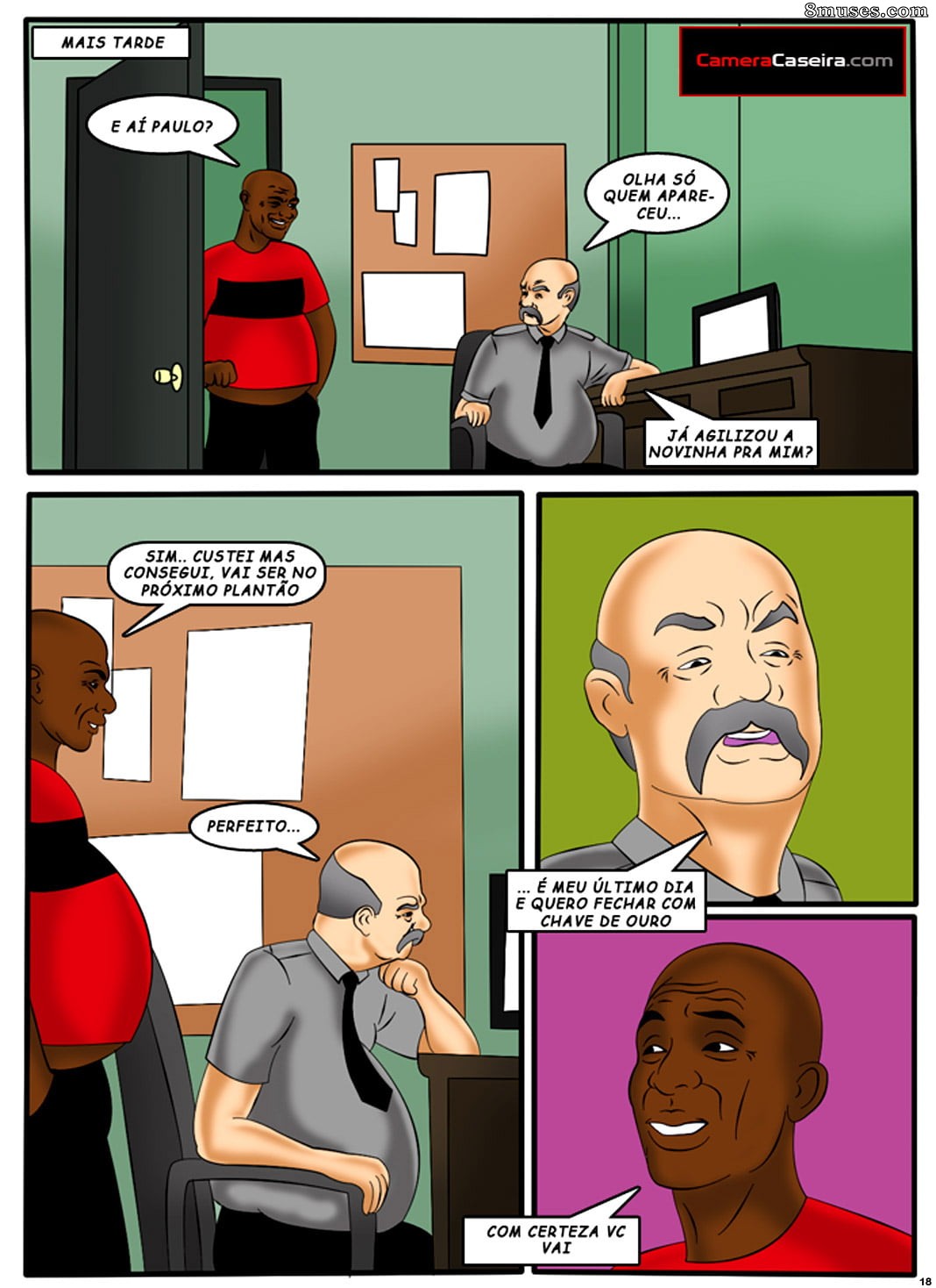 Negros Tarados e Dotados - 9 A Patricinha e o Porteiro 5 - Page 19