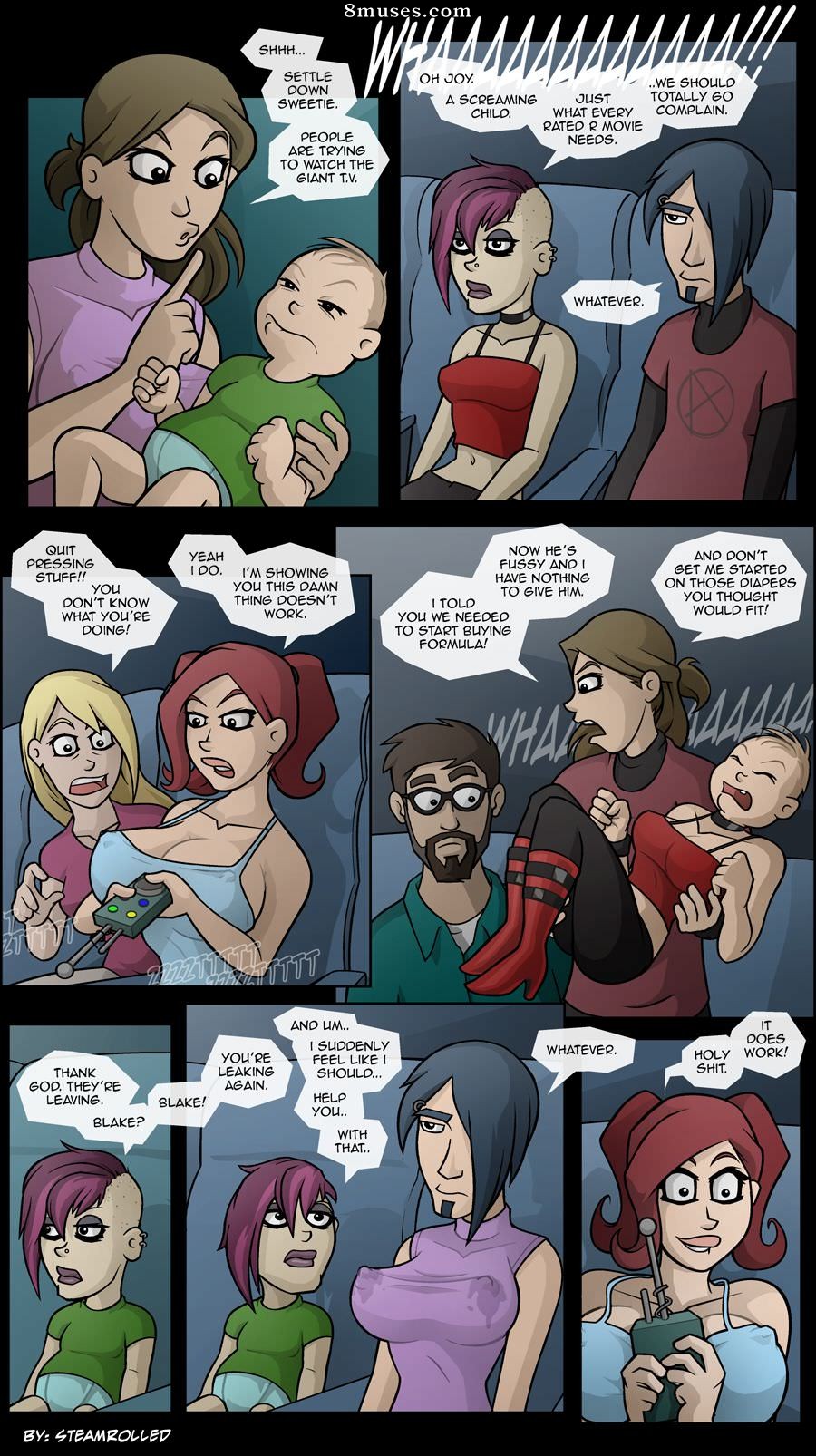Steamrolled - Crazy Girlfriend With Remote & New Girlfriend With Raygun - Page 12