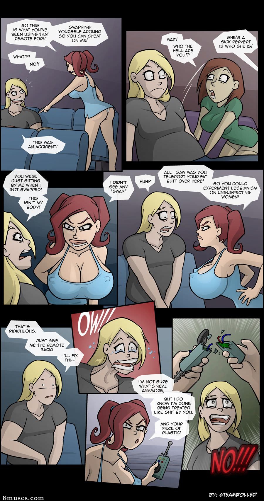 Page 14 | Various-Authors/Steamrolled/Crazy-Girlfriend-With-RemoteNew- Girlfriend-With-Raygun | 8muses - Sex Comics