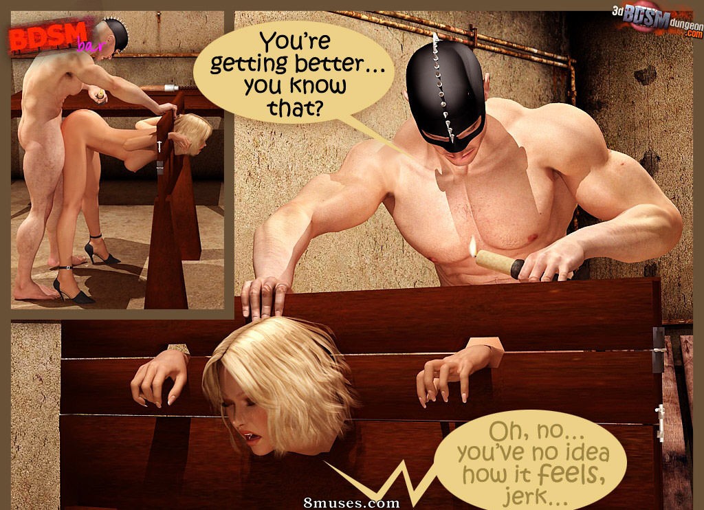 3D BDSM Dungeon Comics - Bar BDSM - Página 26