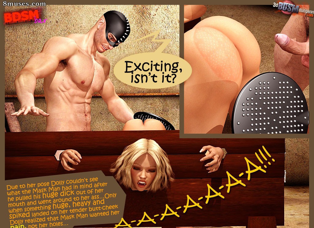 3D BDSM Dungeon Comics - BDSM Bar - Page 16