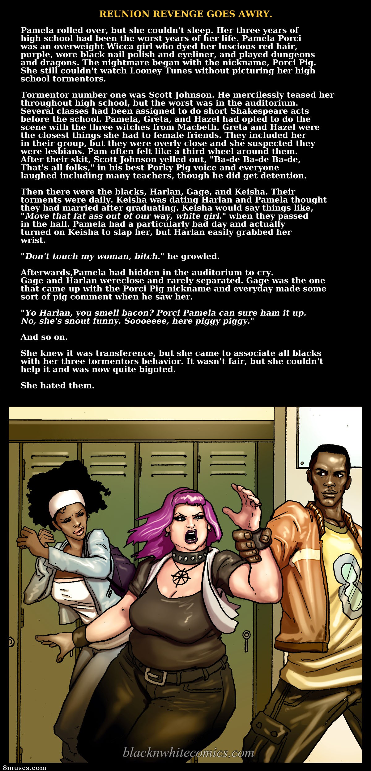 BlacknWhiteComics - Reunion Revenge Goes Awry - Page 4