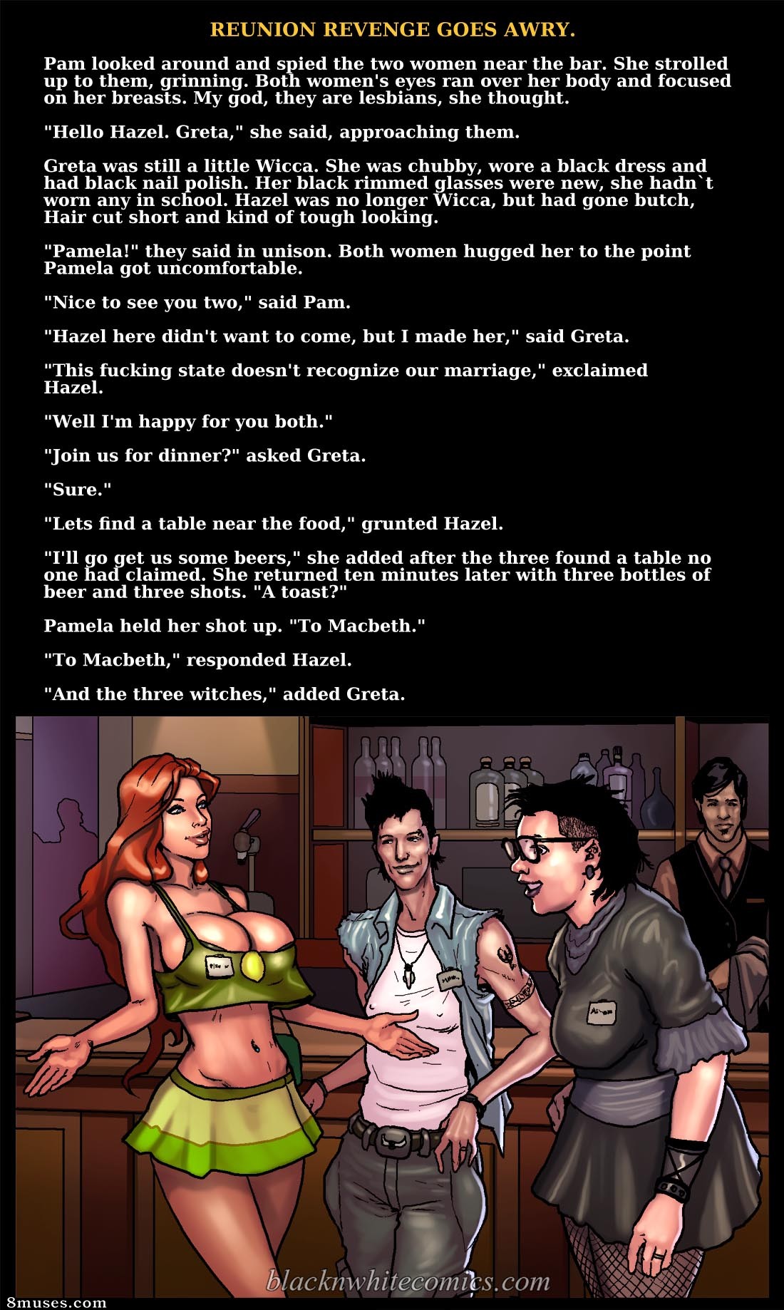 BlacknWhiteComics - Reunion Revenge Goes Awry - Page 10