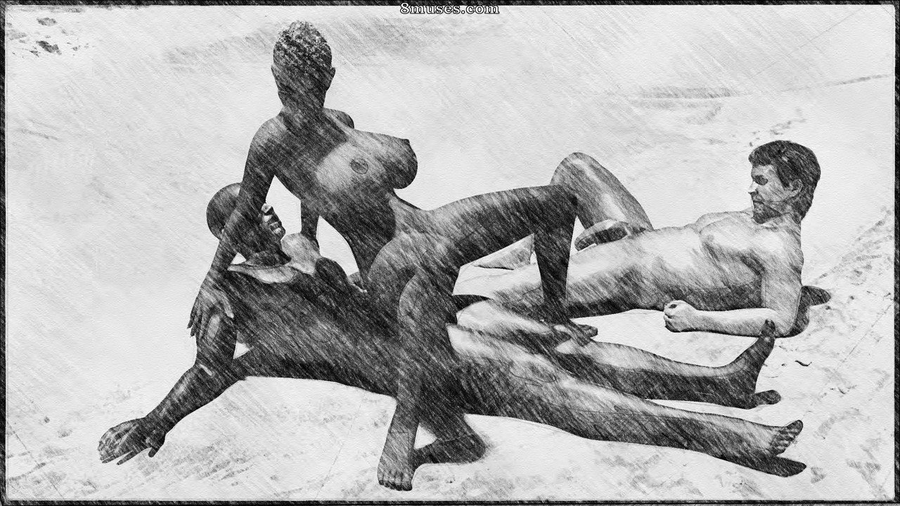 White Viper - Juliane on Vacation - Pencil Art Experiment - Page 46