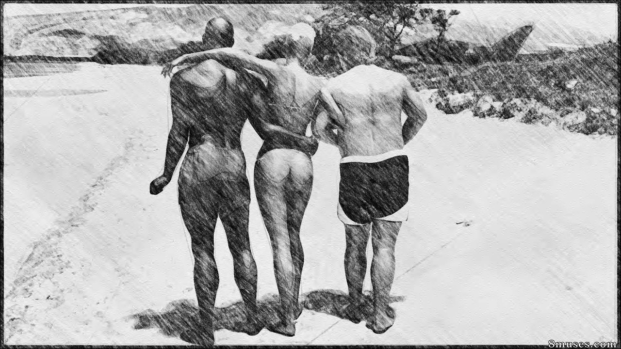 White Viper - Juliane on Vacation - Pencil Art Experiment - Page 65