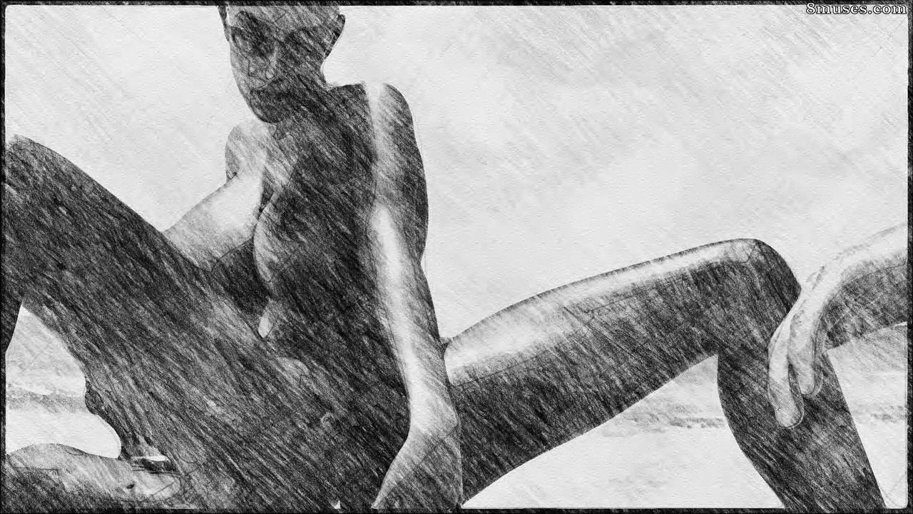 White Viper - Juliane on Vacation - Pencil Art Experiment - Page 52