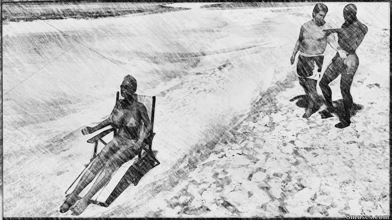 White Viper - Juliane on Vacation - Pencil Art Experiment - Page 2