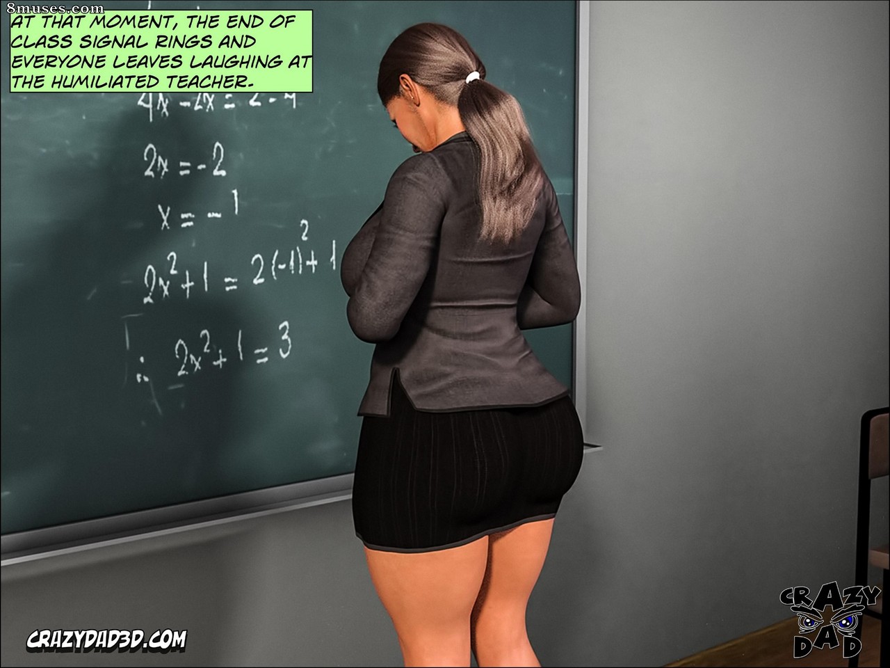 PigKing - CrazyDad Comics - Spank - Teacher Marilia - Page 41