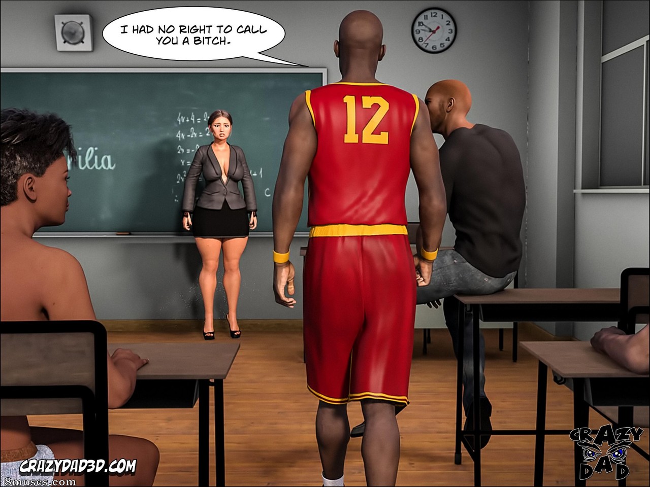 PigKing - CrazyDad Comics - Spank - Teacher Marilia - Page 35