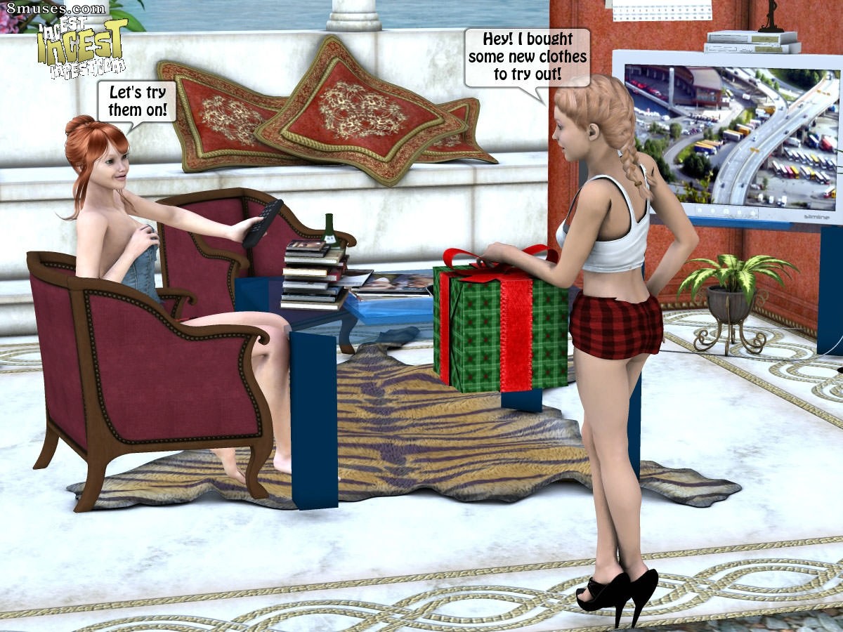 IncestIncestIncest.com Comics - Peeking Horny Dad Give Her What She Wants - Page 9